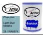 Preview: Chevrolet, Light Blue Metallic, 25 / WA8574: 500ml Lackdose, von ATW Autoteile West.